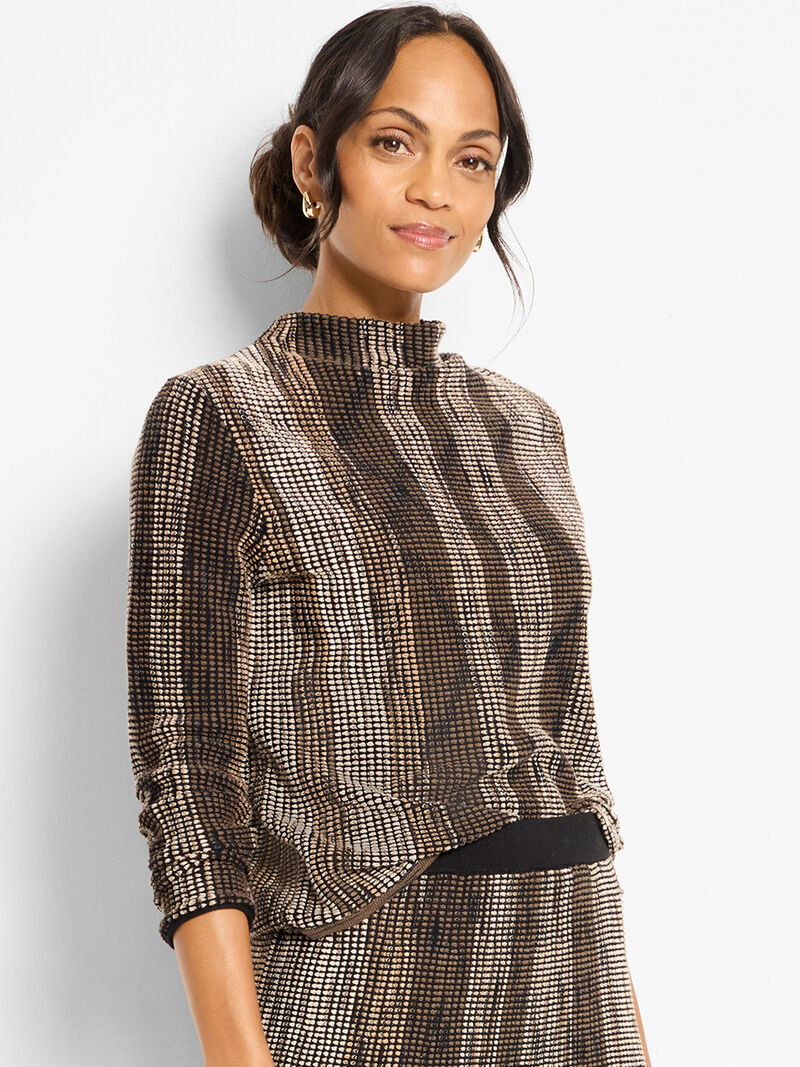 Ombre Pixel Knit Sweater