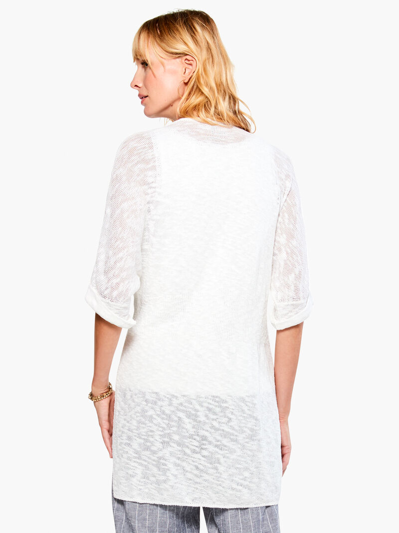 Woman Wears Textured Days Cardigan image number 2