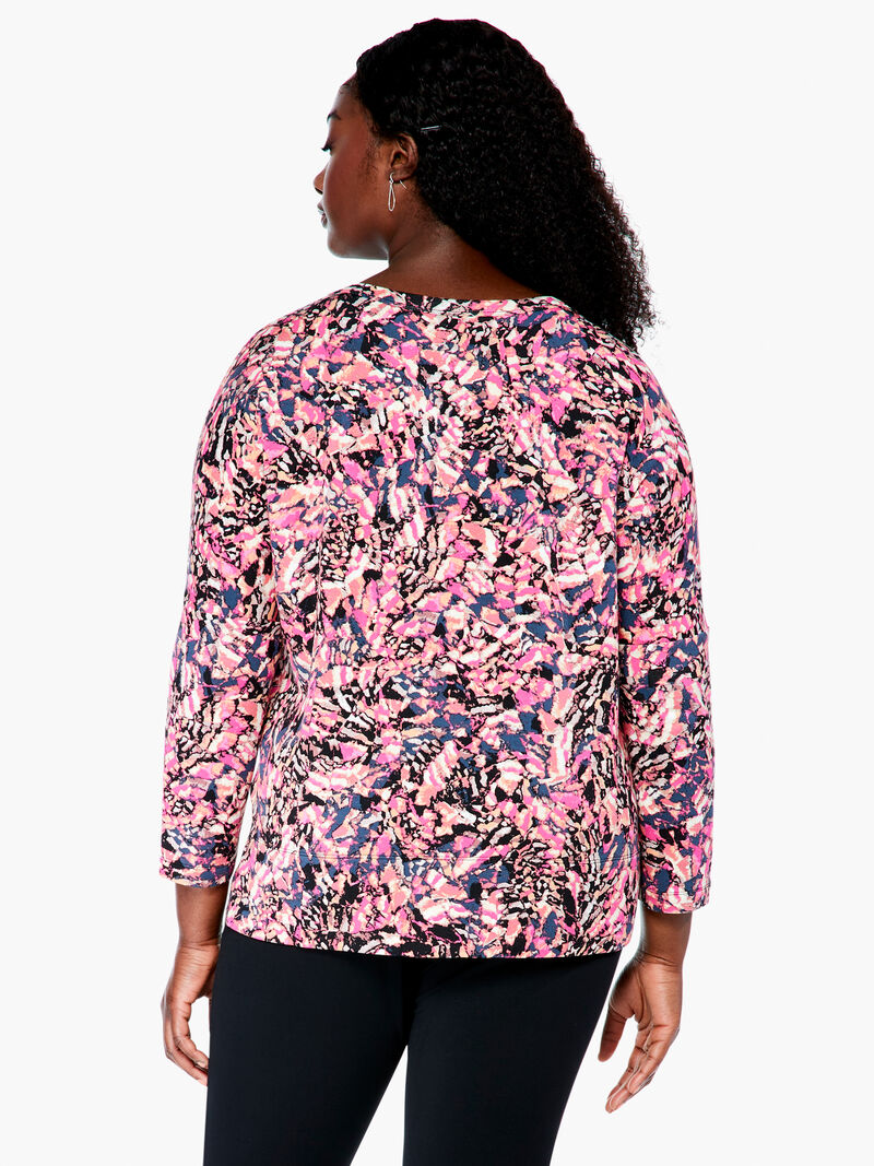 Woman Wears Kaleidoscope Top image number 2