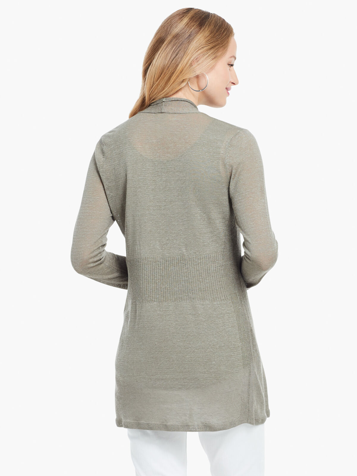 Lightweight Long Back of the Chair Cardigan