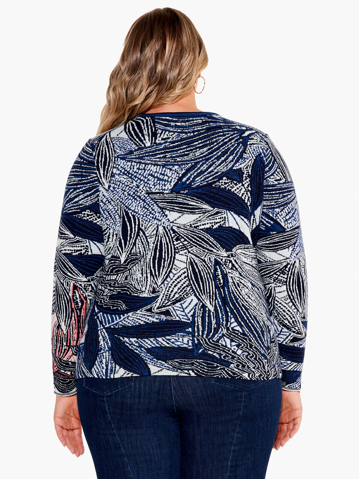 Layered Leaves Sweater