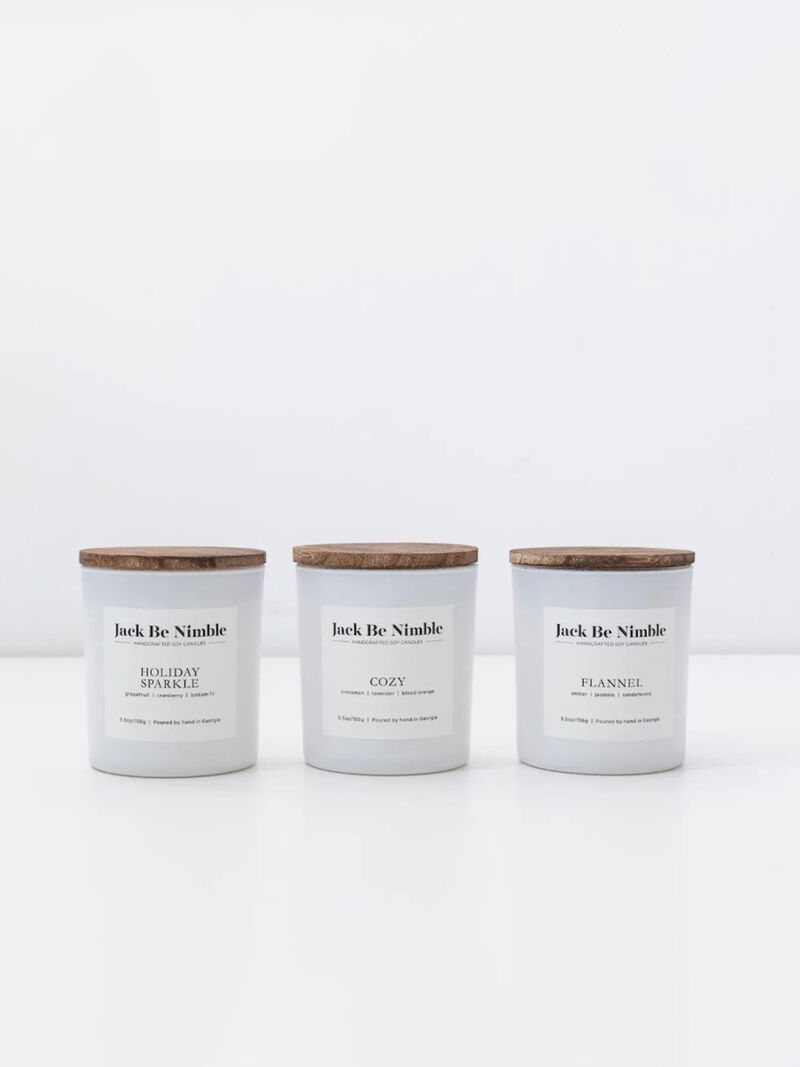 Woman Wears Jack Be Nimble - Holiday Candle Set image number 1
