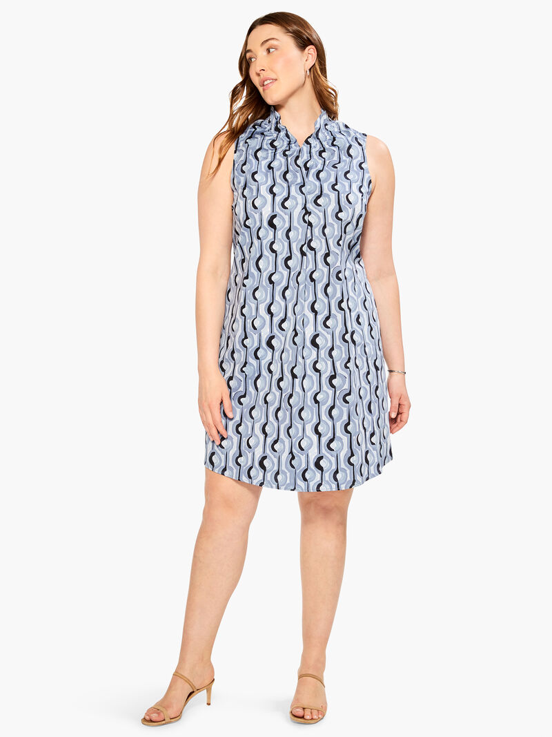 Woman Wears Painted Clouds Zest Dress image number 3