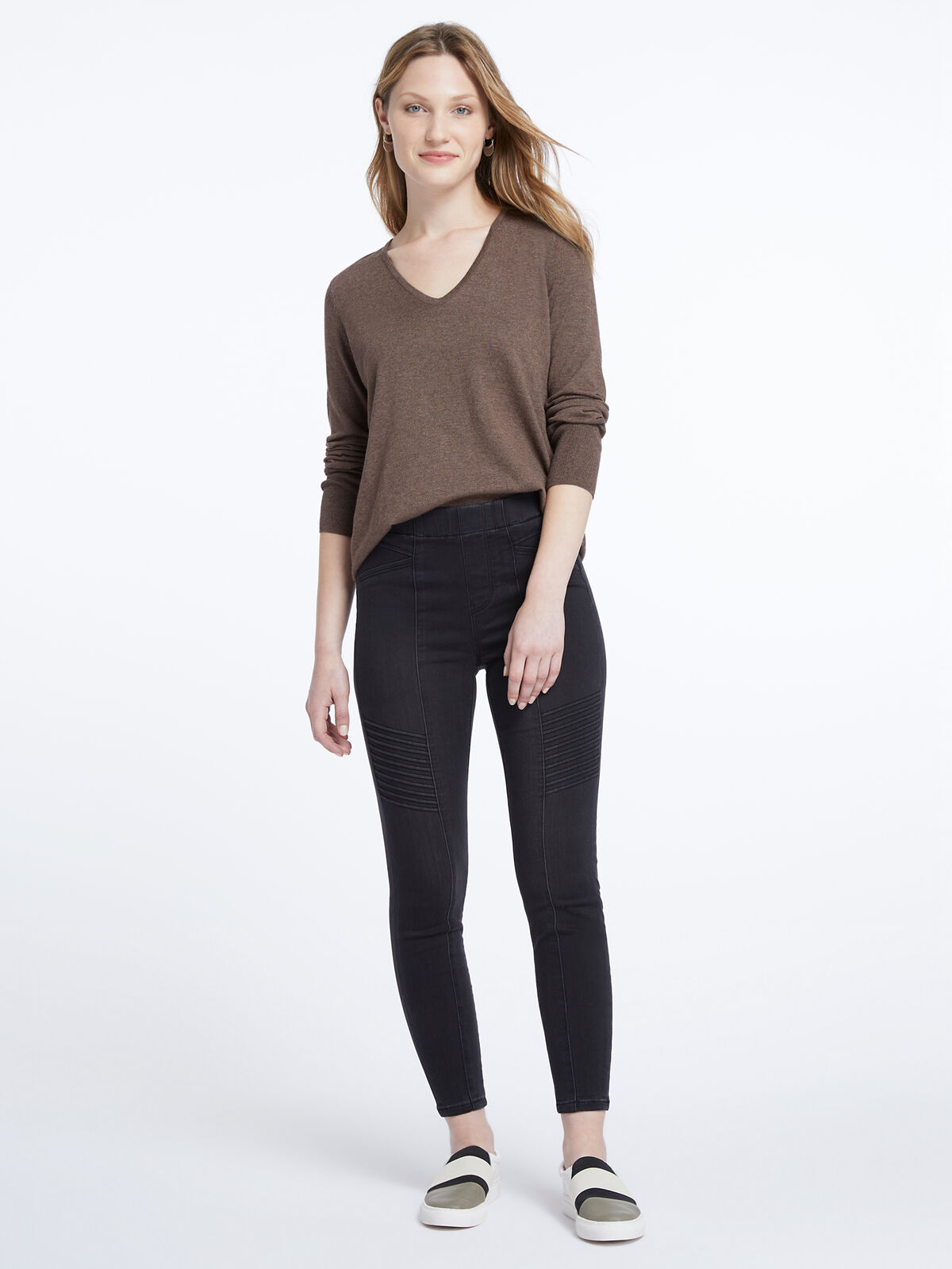 Liverpool - Chloe Moto Pull-On Jean