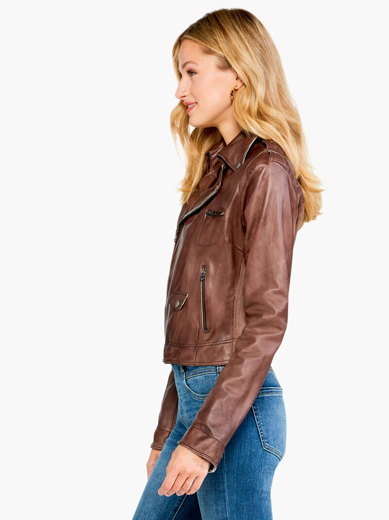 Woman Wears JKT Piper Leather Jacket image number 1