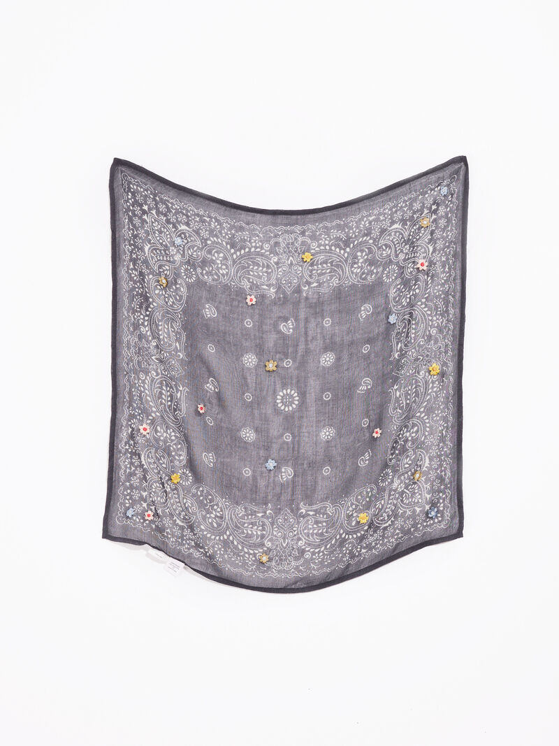 Woman Wears Chan Luu - Embroidered Bandana image number 1