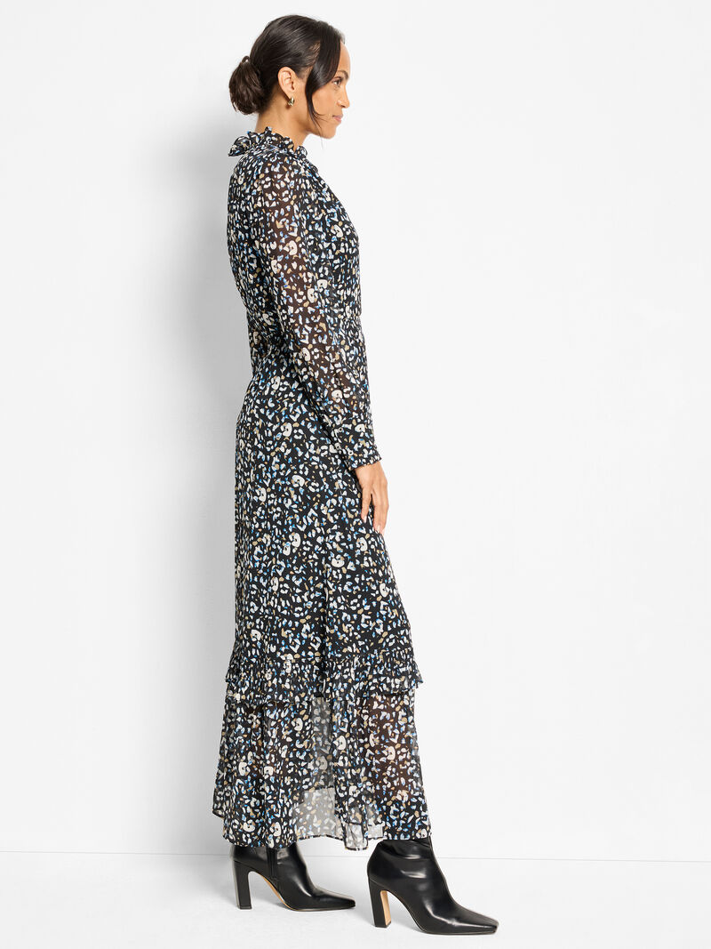 Woman Wears Femme Cheetah Anabelle Dress image number 3
