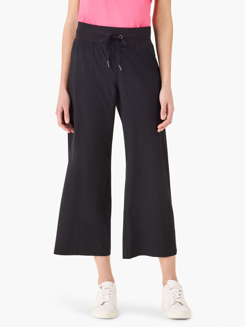 Woman Wears Tech Stretch Wide Leg Crop image number 0