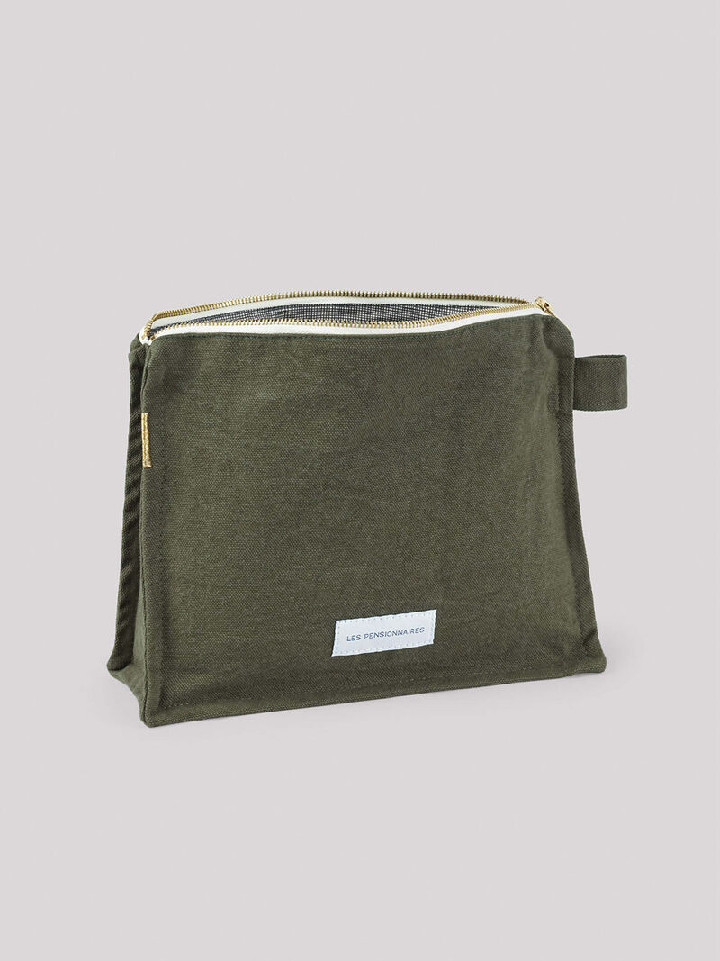 Woman Wears Les Pensionnaires - Organic Cotton Toiletry Bag image number 0