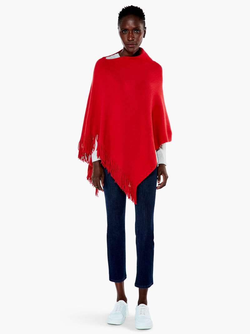 Woman Wears Go To Poncho image number 3