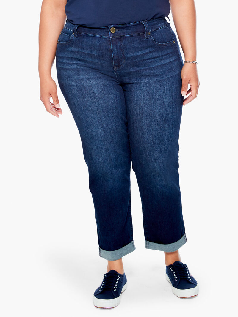 Woman Wears Liverpool - Peyton Slim Boyfriend Jean image number 1