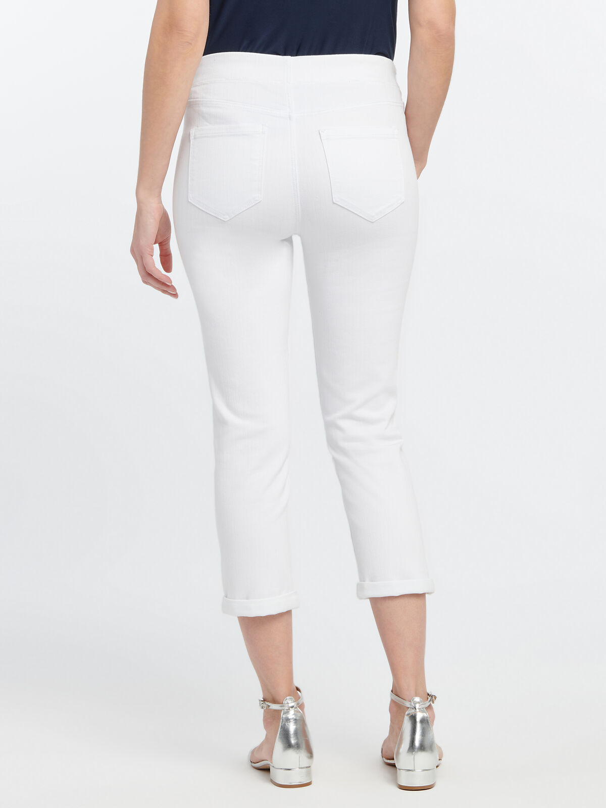 Liverpool - Chloe Crop Rolled Cuff Jean