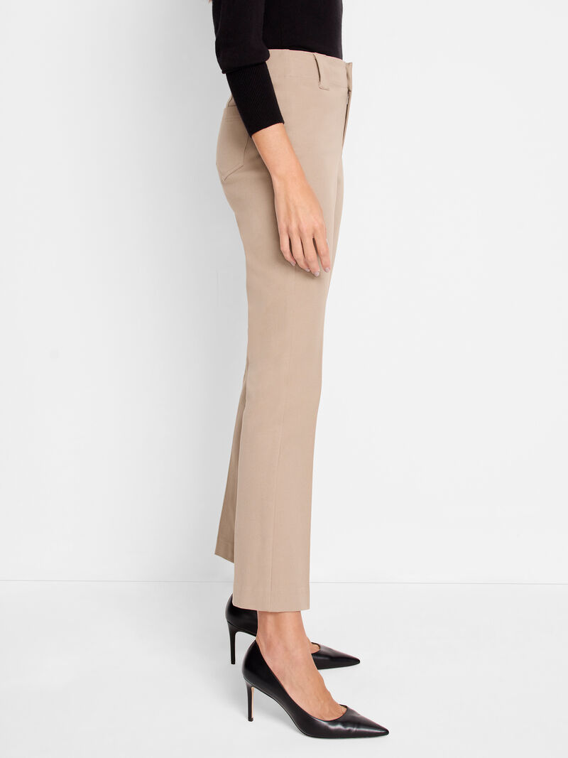 Woman Wears 28" Plaza Demi Boot Cotton Bi-Stretch Pant image number 2