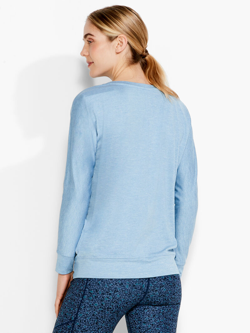 Woman Wears Flowfit Warm Up Top image number 2