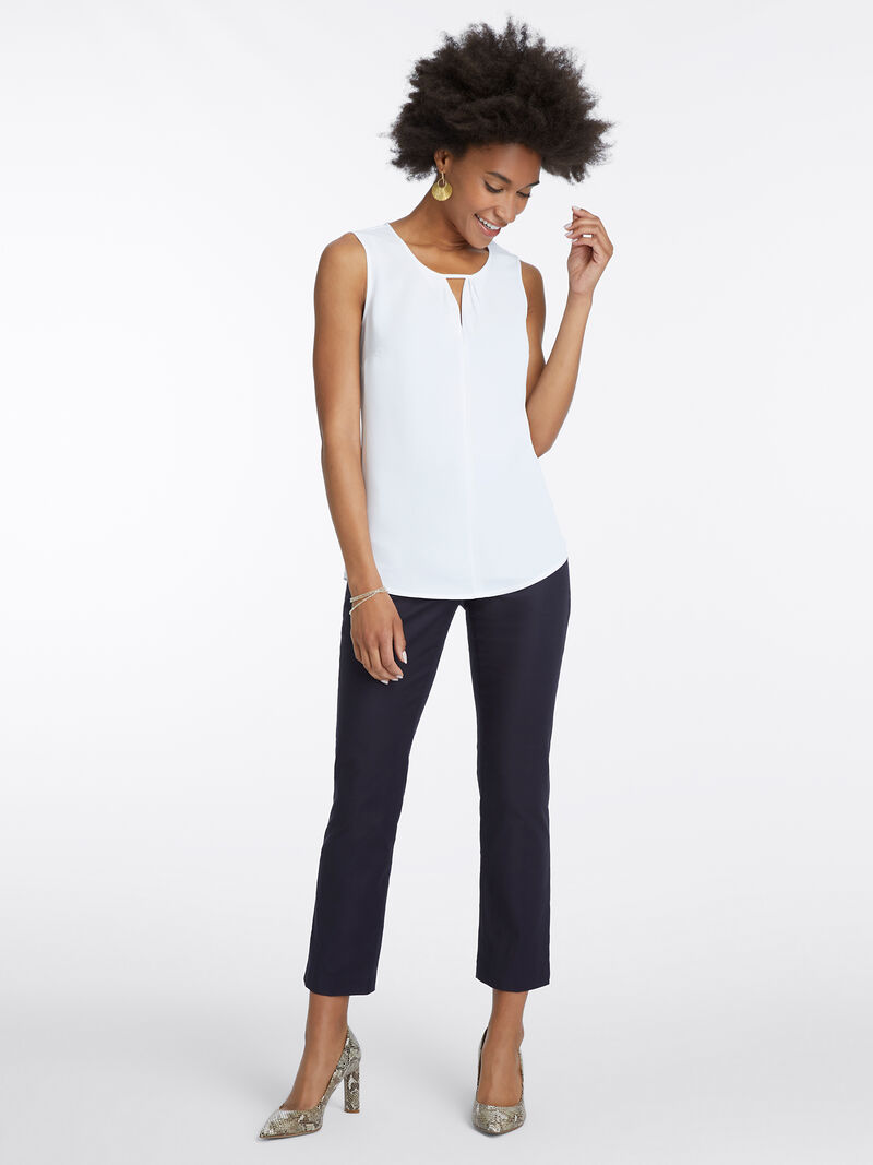 Woman Wears Easy Keyhole Top image number 3