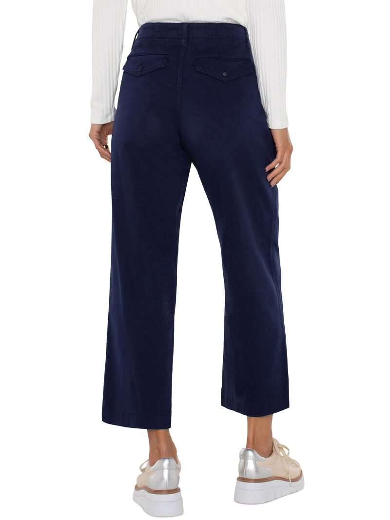 Woman Wears Liverpool - Wide Leg Crop Trouser image number 1