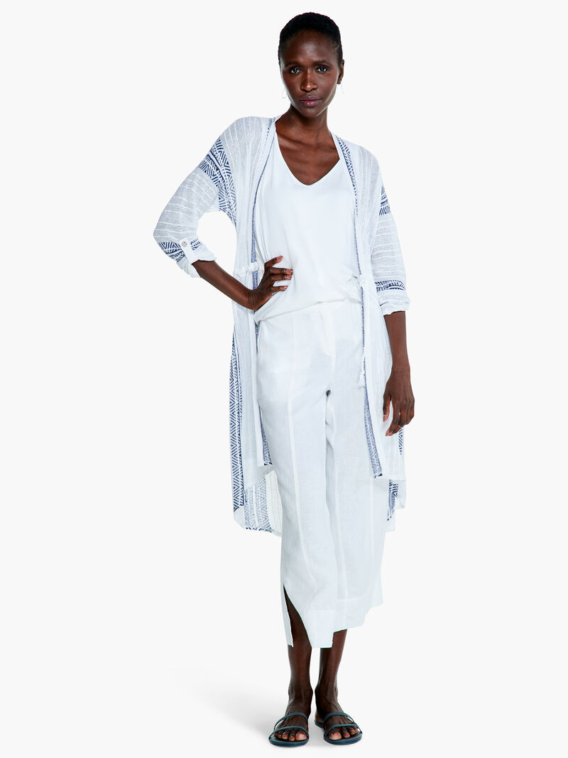 Woman Wears Longest Days Cardigan image number 3