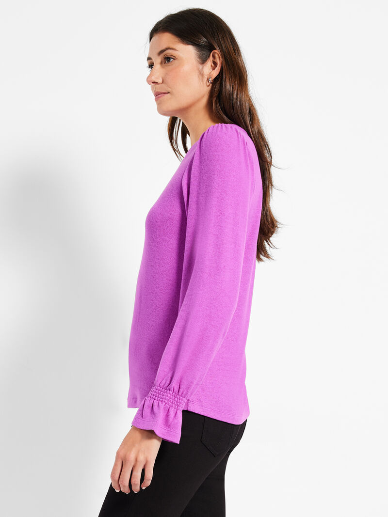 Woman Wears NZT Sweet Dreams Femme Sleeve Tee image number 1