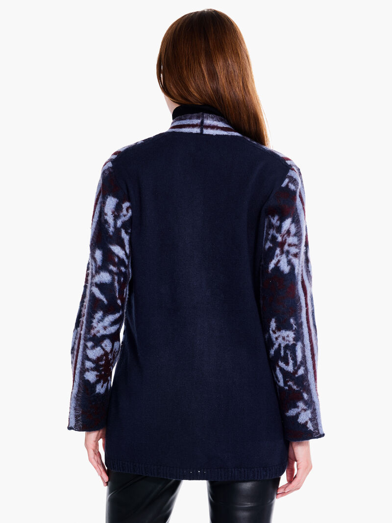 Woman Wears Moody Blooms Cardigan image number 2