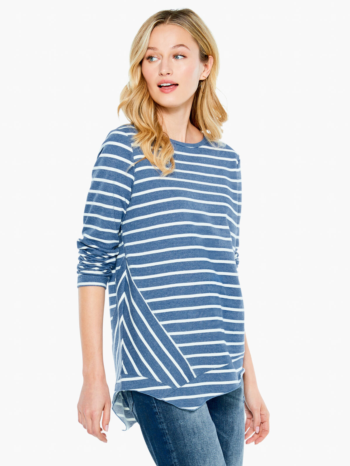 Striped Angle Top