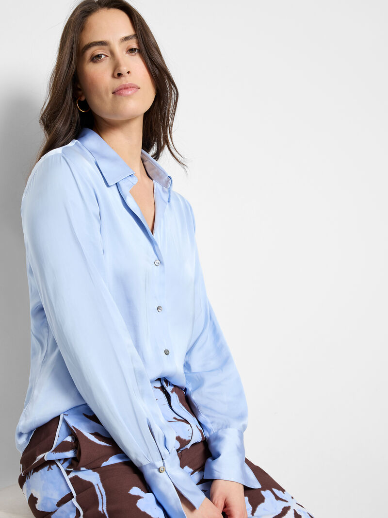 Glossy Crinkle Shirt