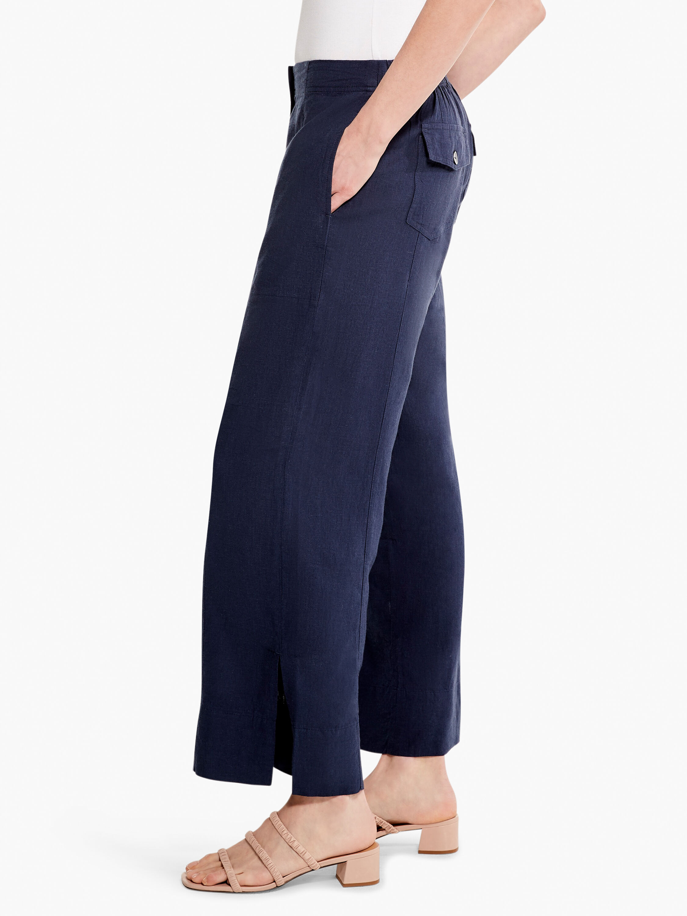 J crew point shop sur linen pants