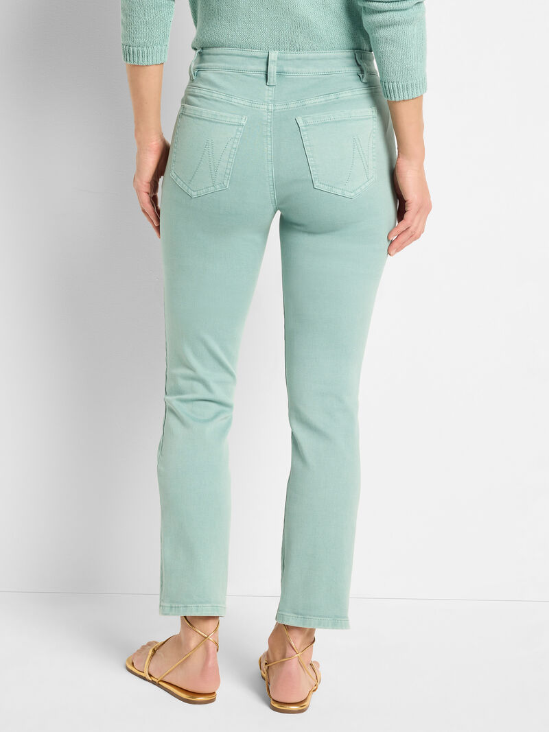 Woman Wears NZ Denim 28" Daytrip Straight Ankle Jeans image number 3