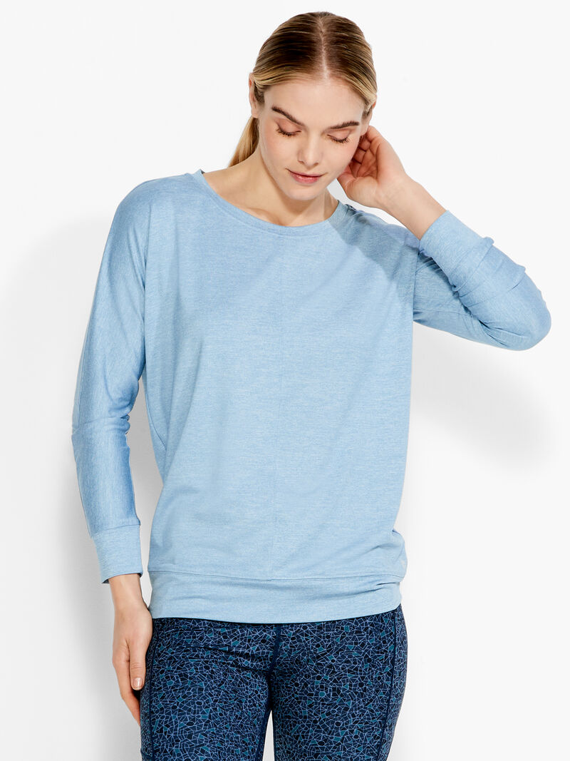 Woman Wears Flowfit Warm Up Top image number 0