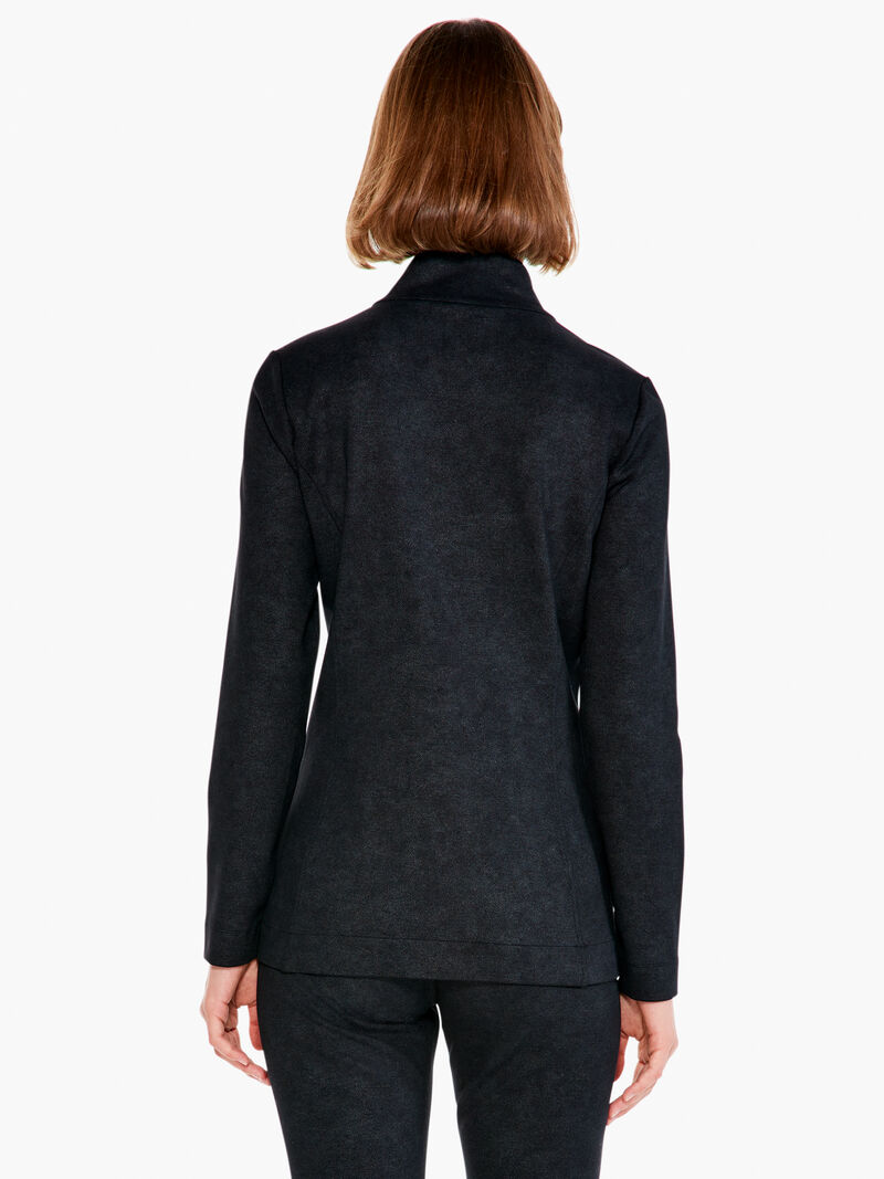 Woman Wears Sueded Foil Blazer image number 2