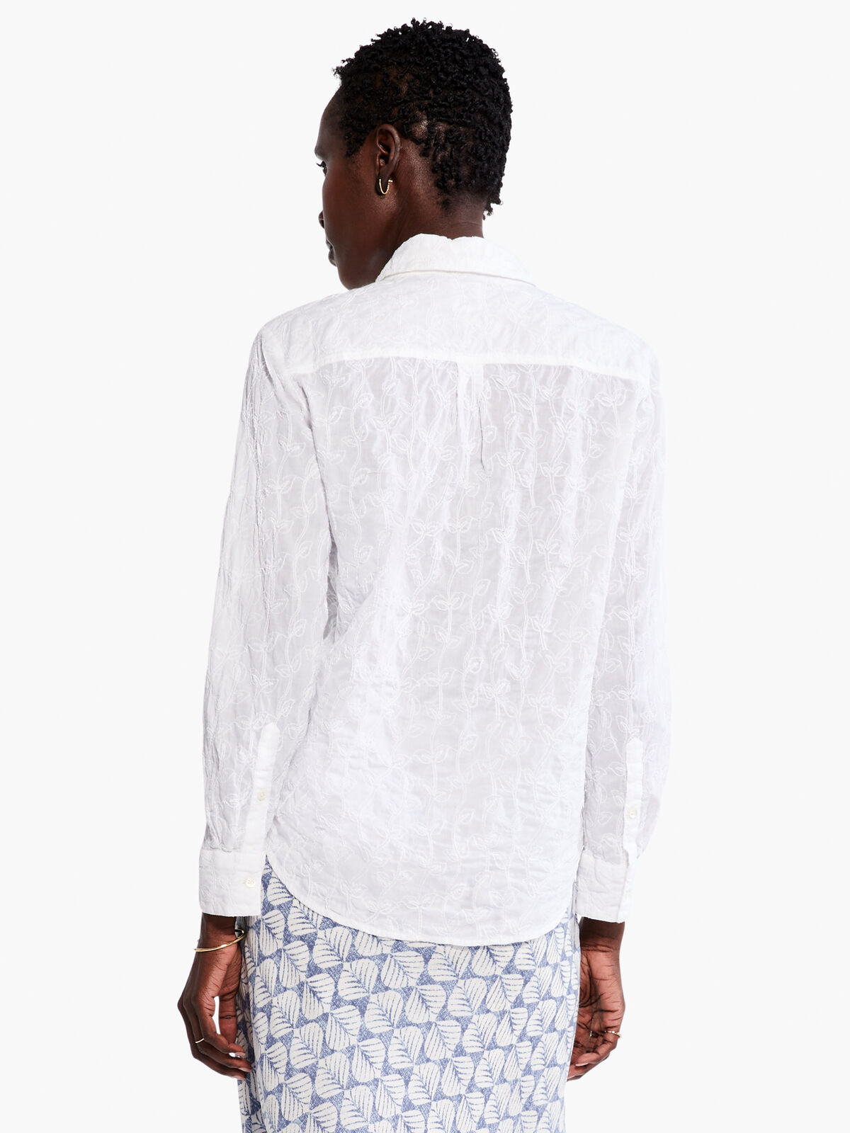 Embroidered Sky Shirt