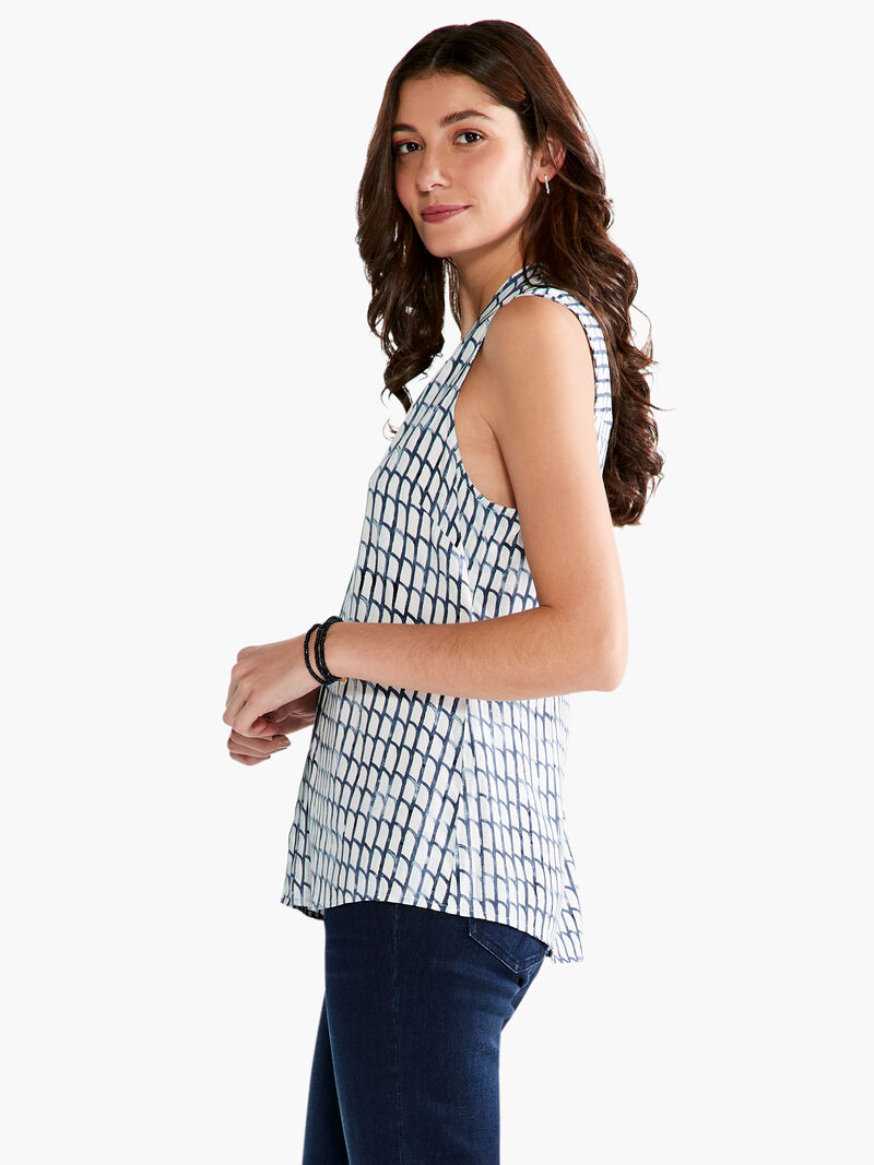 Woman Wears Lattice Live In Tank image number 1