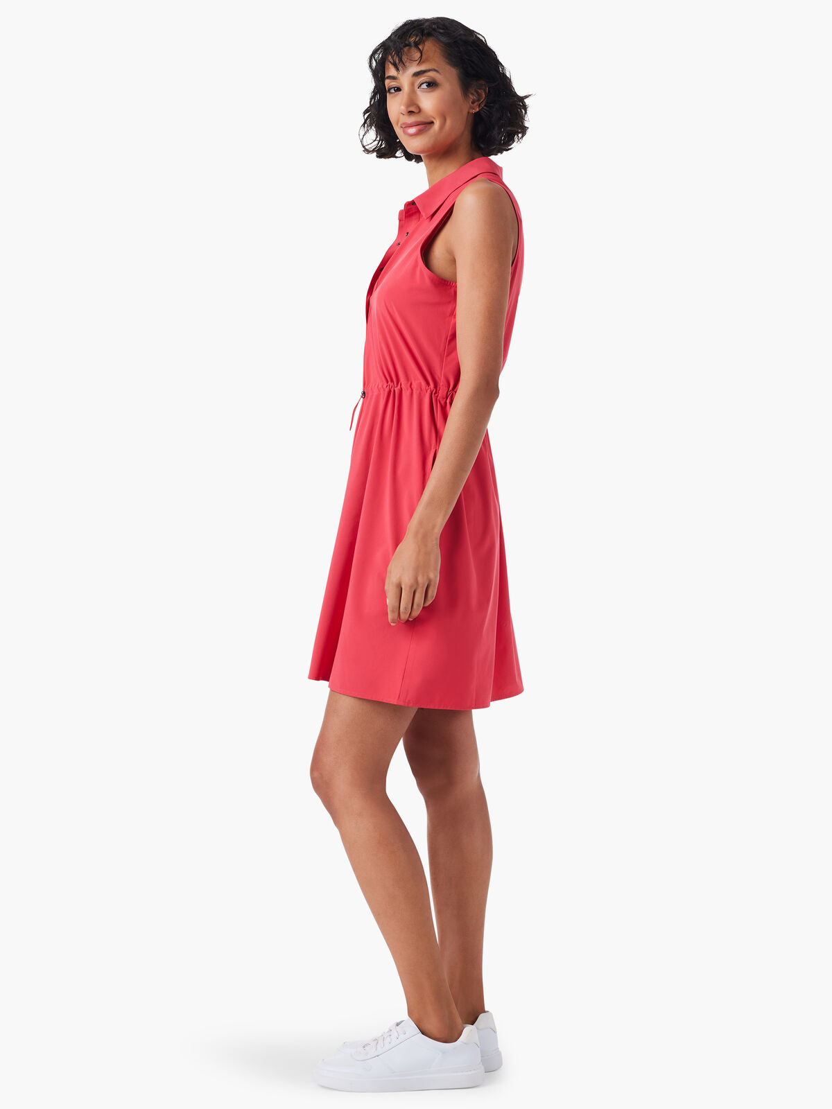 Tech Stretch Collared Dress