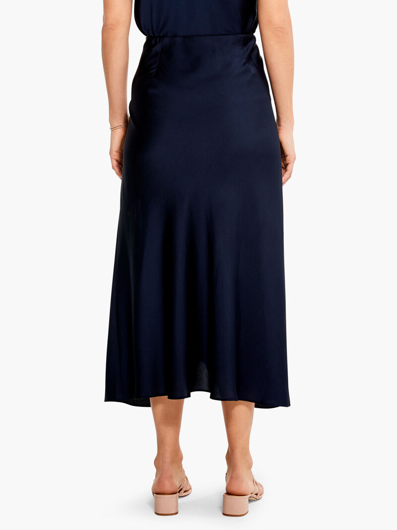 Woman Wears Crepe Slip Skirt image number 3