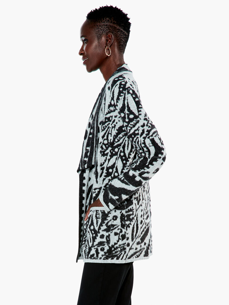 Woman Wears Here And There Cardigan image number 1