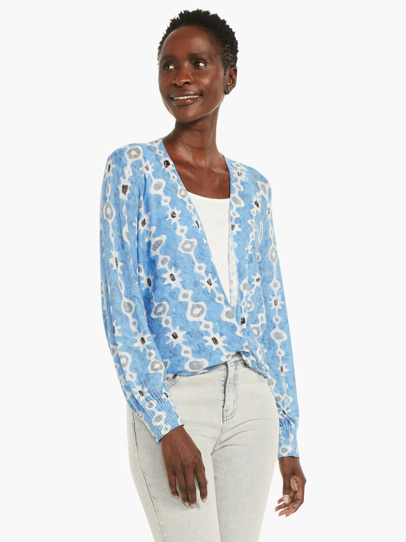 Woman Wears Falling Jewels Cardigan image number 2