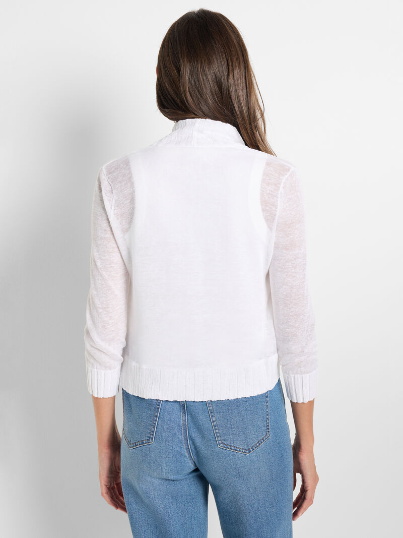 Woman Wears Bolero Cardigan image number 3