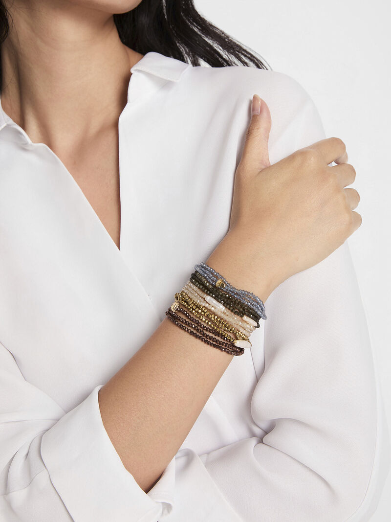 Marlyn Schiff - Stretch Bracelet With Pearl