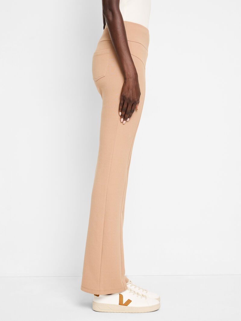 Woman Wears Seamed Scuba Bootcut Pant image number 2