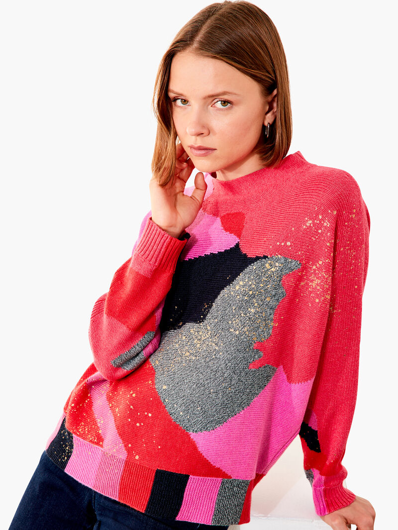 Woman Wears Soft Sparkles Sweater image number 0