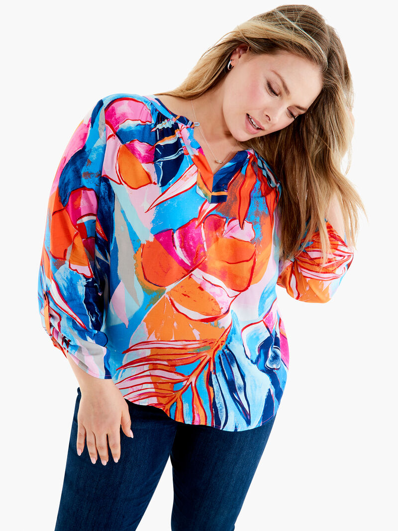 Woman Wears Tropical Mirage Top image number 0