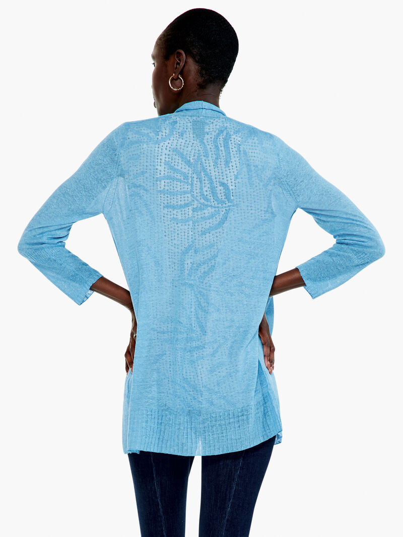 Woman Wears Go To Featherweight Cardigan Sweater image number 2
