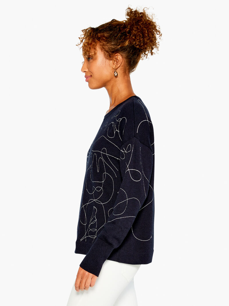 Swirling Stitches Sweater image number 1