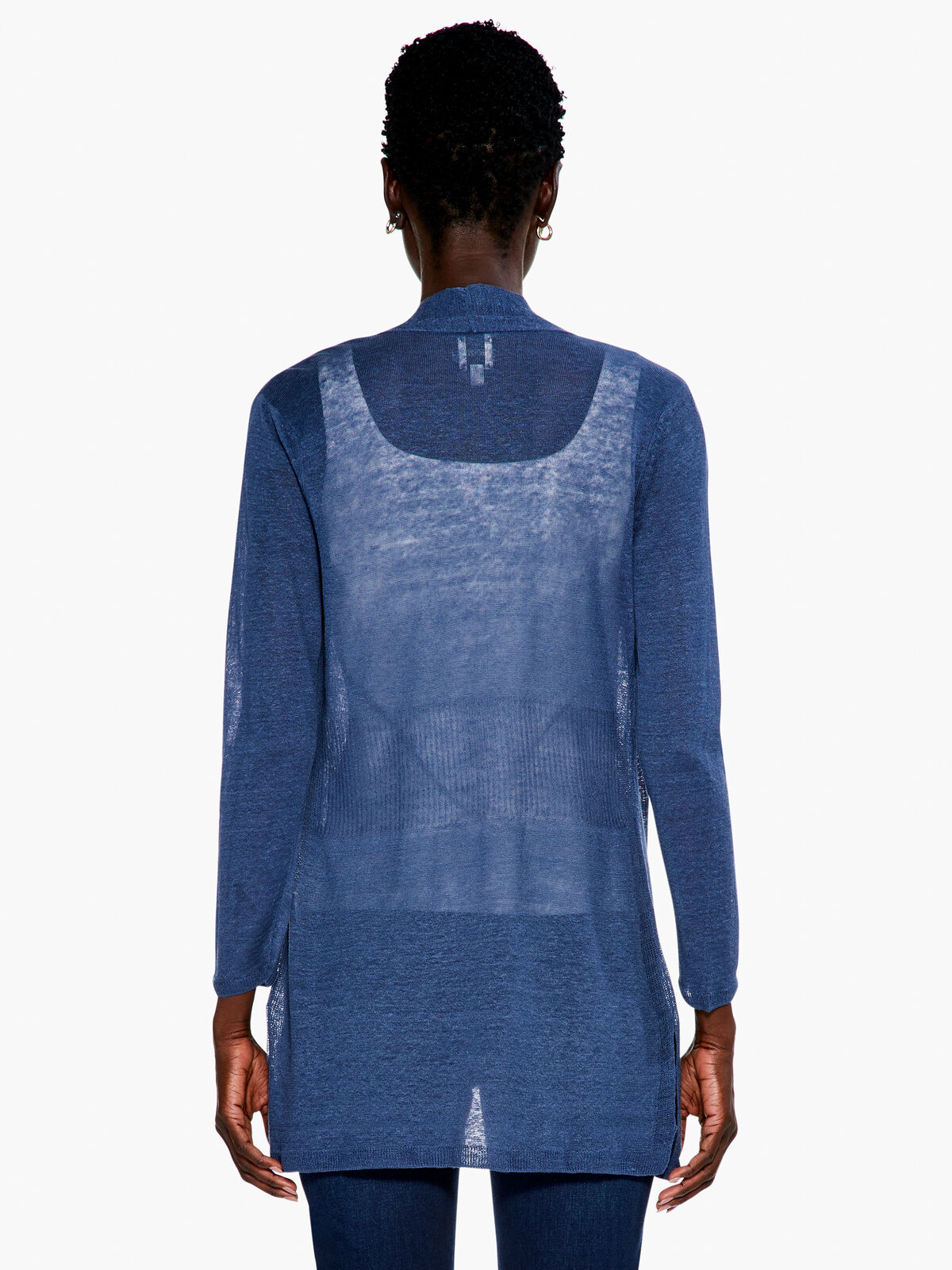 Lightweight Long Back of the Chair Cardigan