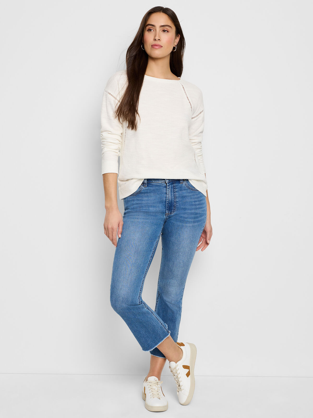 Seamed Texture Top