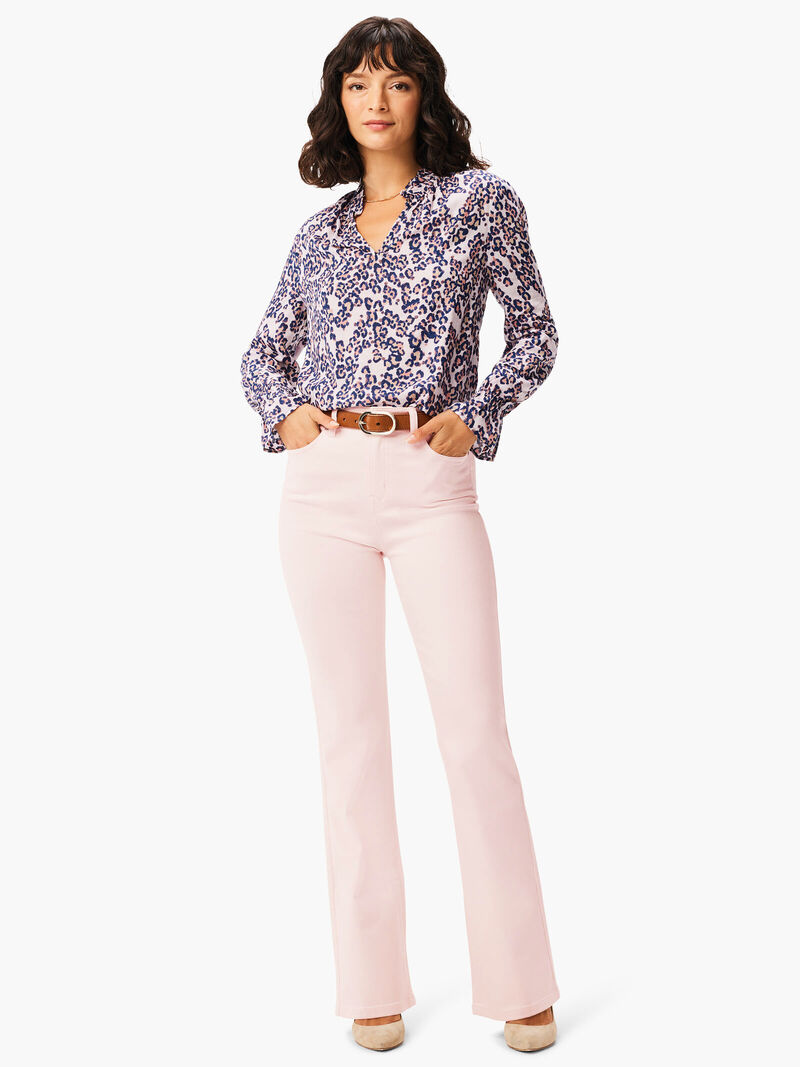 Woman Wears Safari Spot Top image number 4
