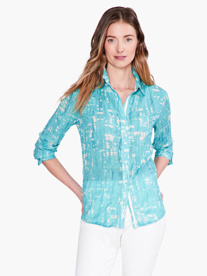 
                    Gleaming Crinkle Shirt