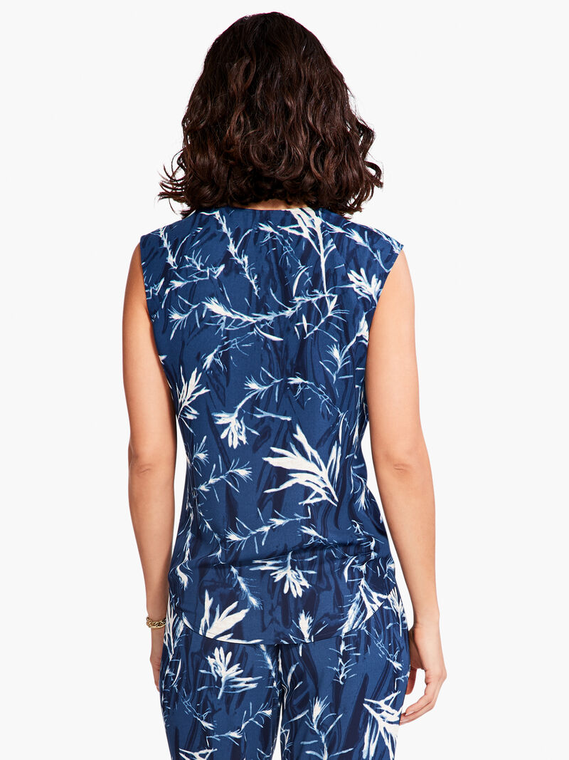 Woman Wears Vintage Botanical Tank image number 2