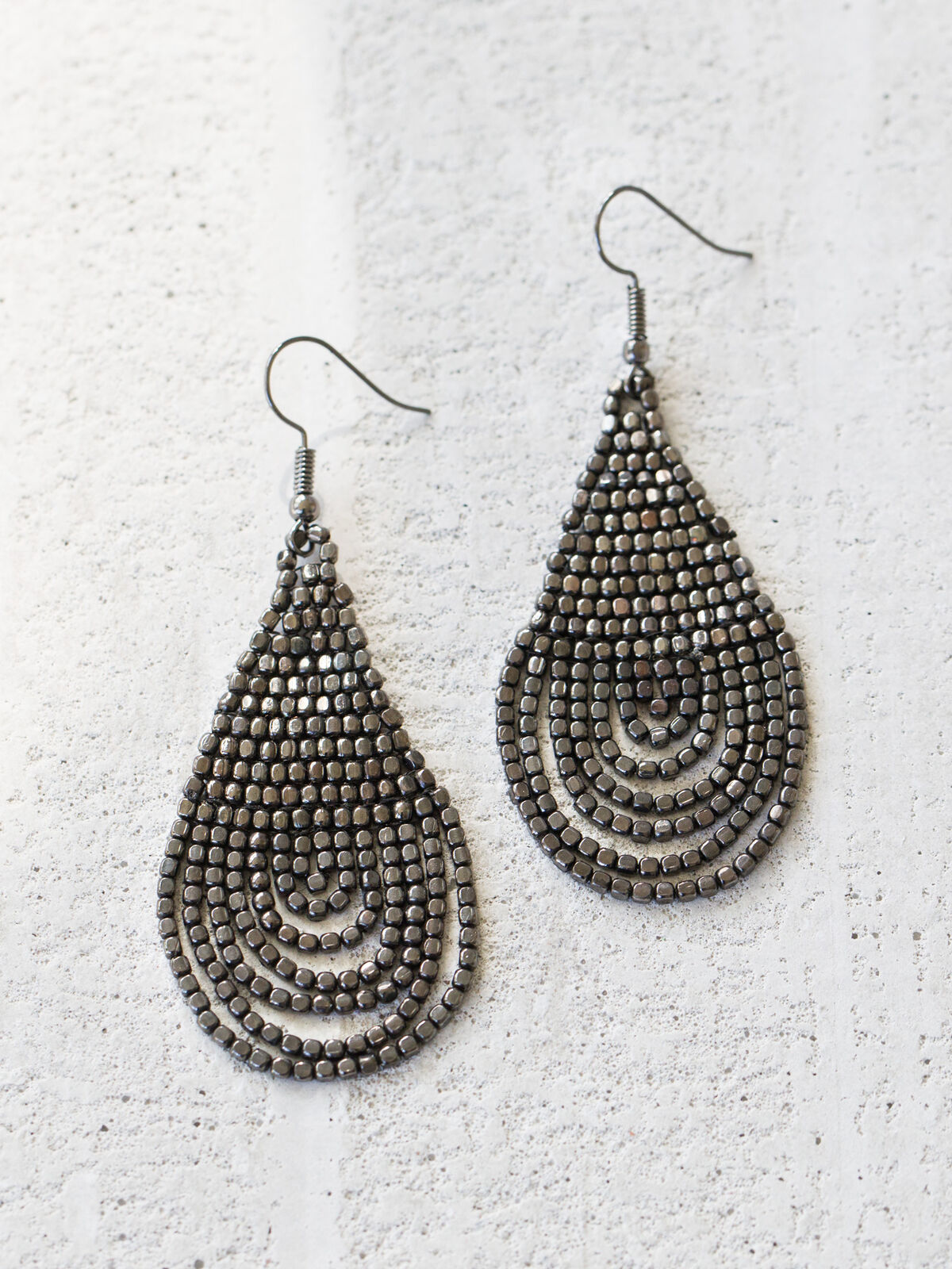 Beaded Chandelier Earring