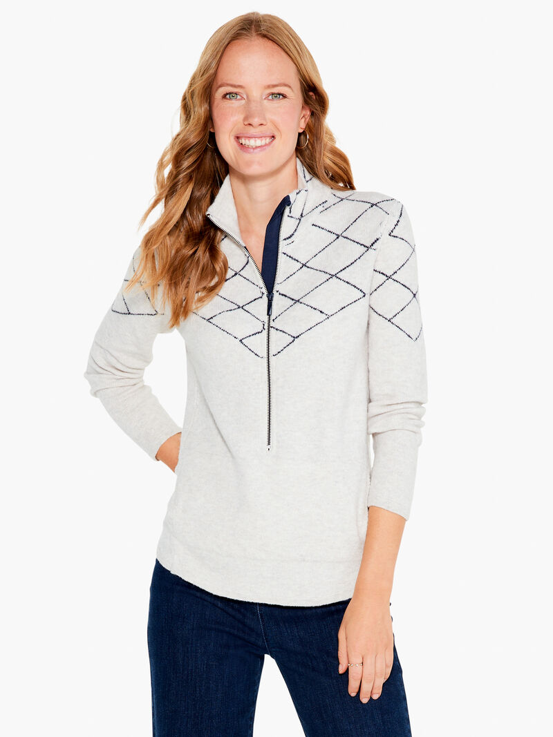 Woman Wears Diamond Days Sweater image number 0