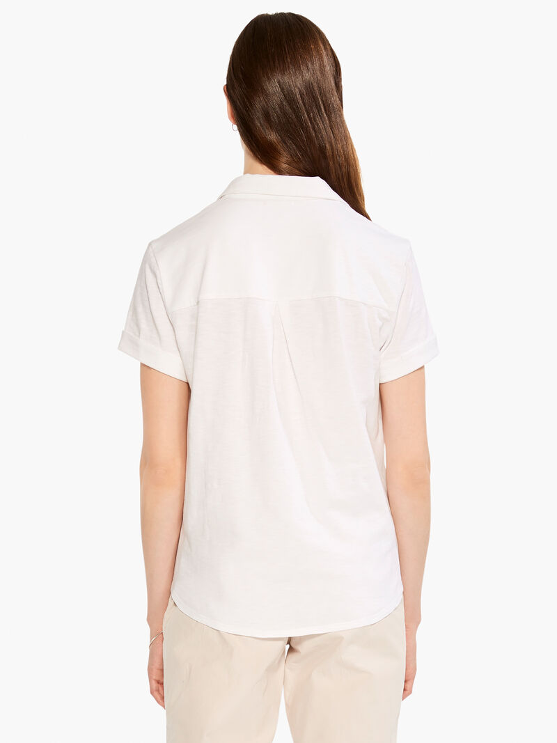Woman Wears NZT Short Sleeve Pocket Shirt image number 2
